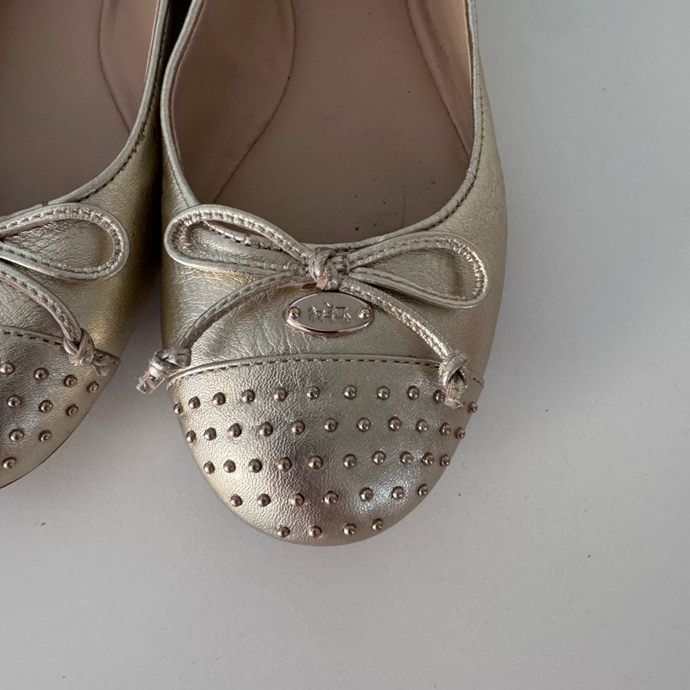 Coach Gold Y2K Ballet Flats - Picture 4 of 8